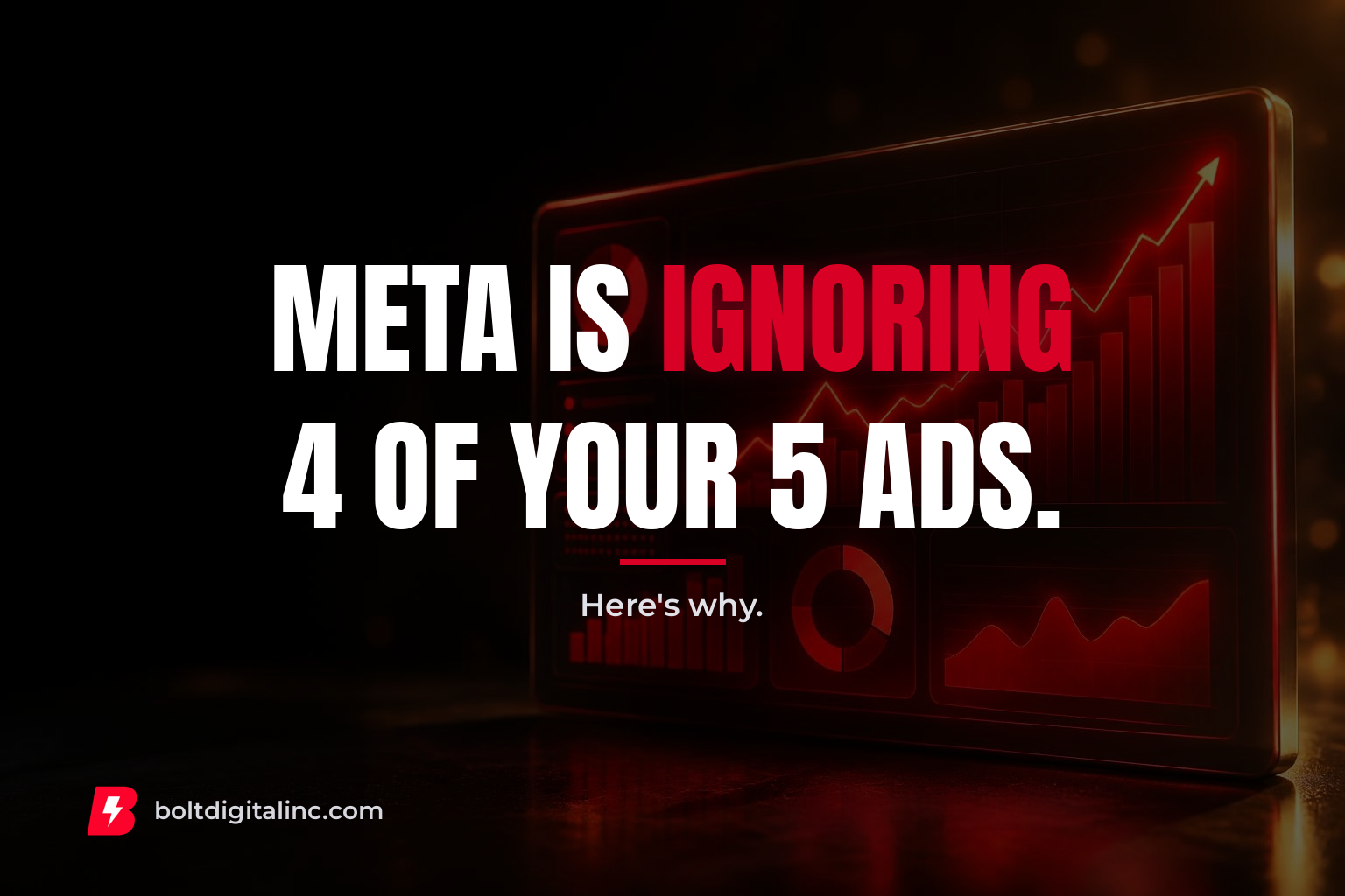 Meta is ignoring 4 of your 5 ads. Here's why.