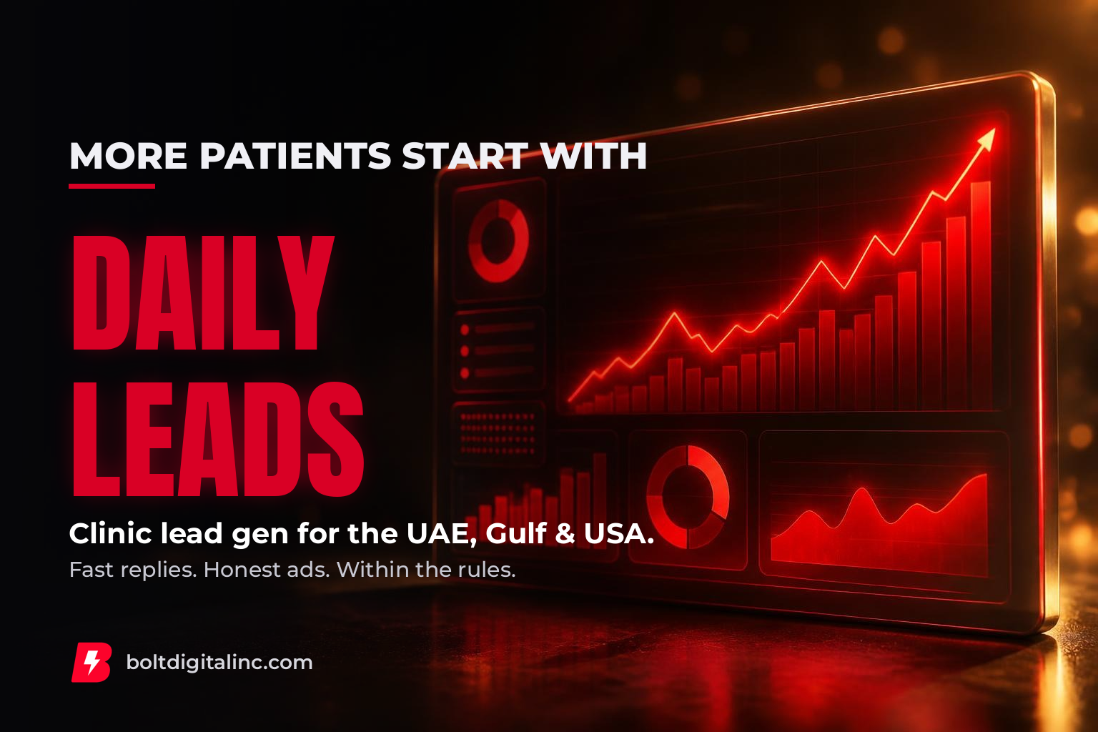 Daily lead generation for clinics in the UAE, Gulf and USA